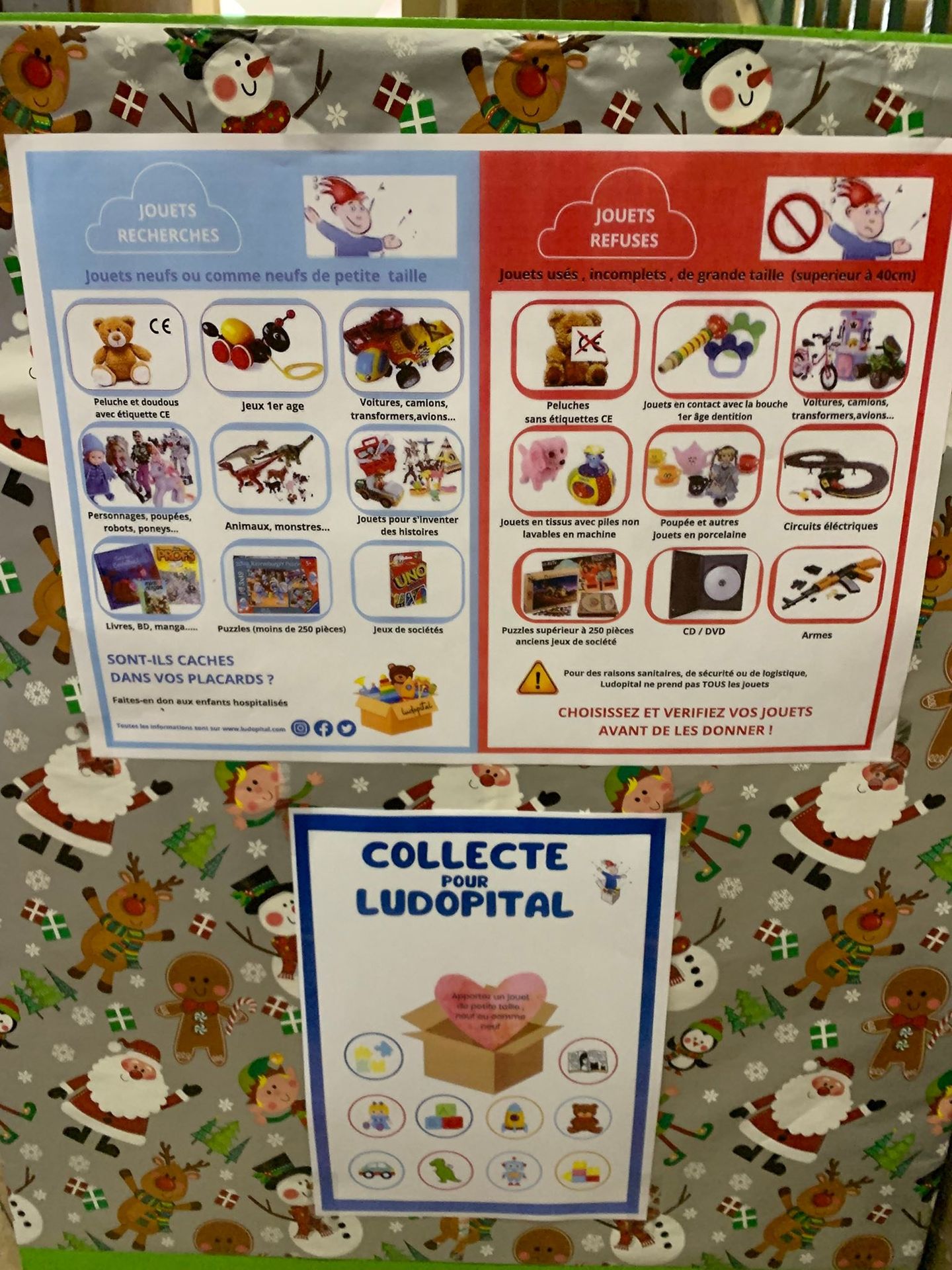 Collecte de jouets pour les enfants hospitalisés