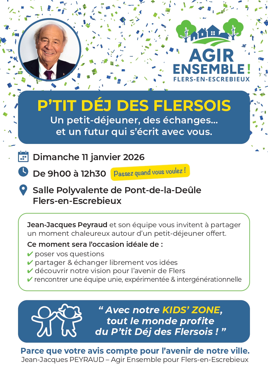 P'tit Déj des Flersois du 11 janvier 2026 : 200 habitants rassemblés